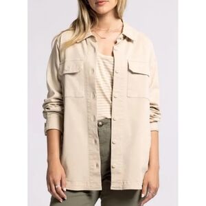 Thread & Supply Jayla Utility Shirt Jacket Size XL Pockets Gorpcore Minimalist